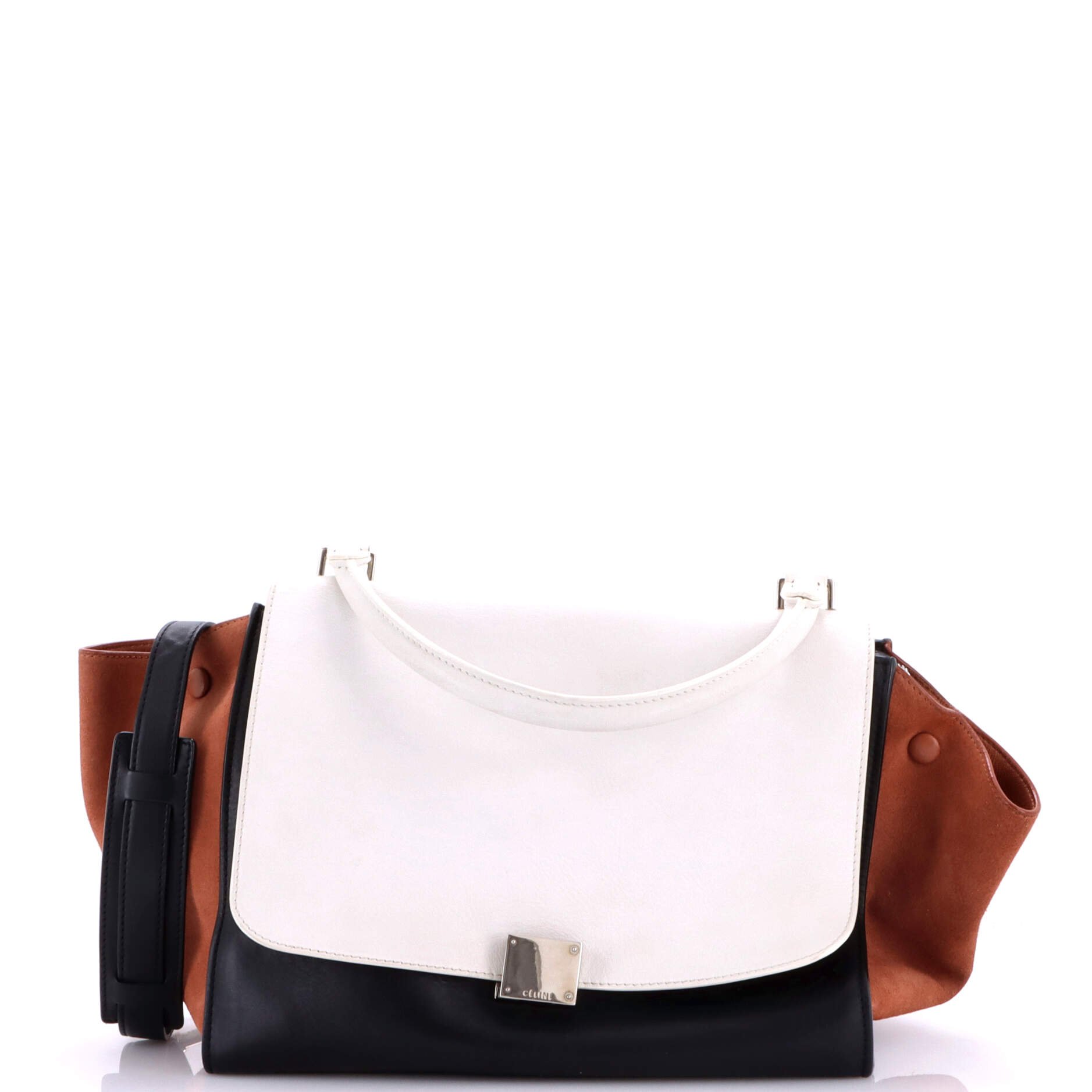 Tricolor Trapeze Bag Leather Medium
