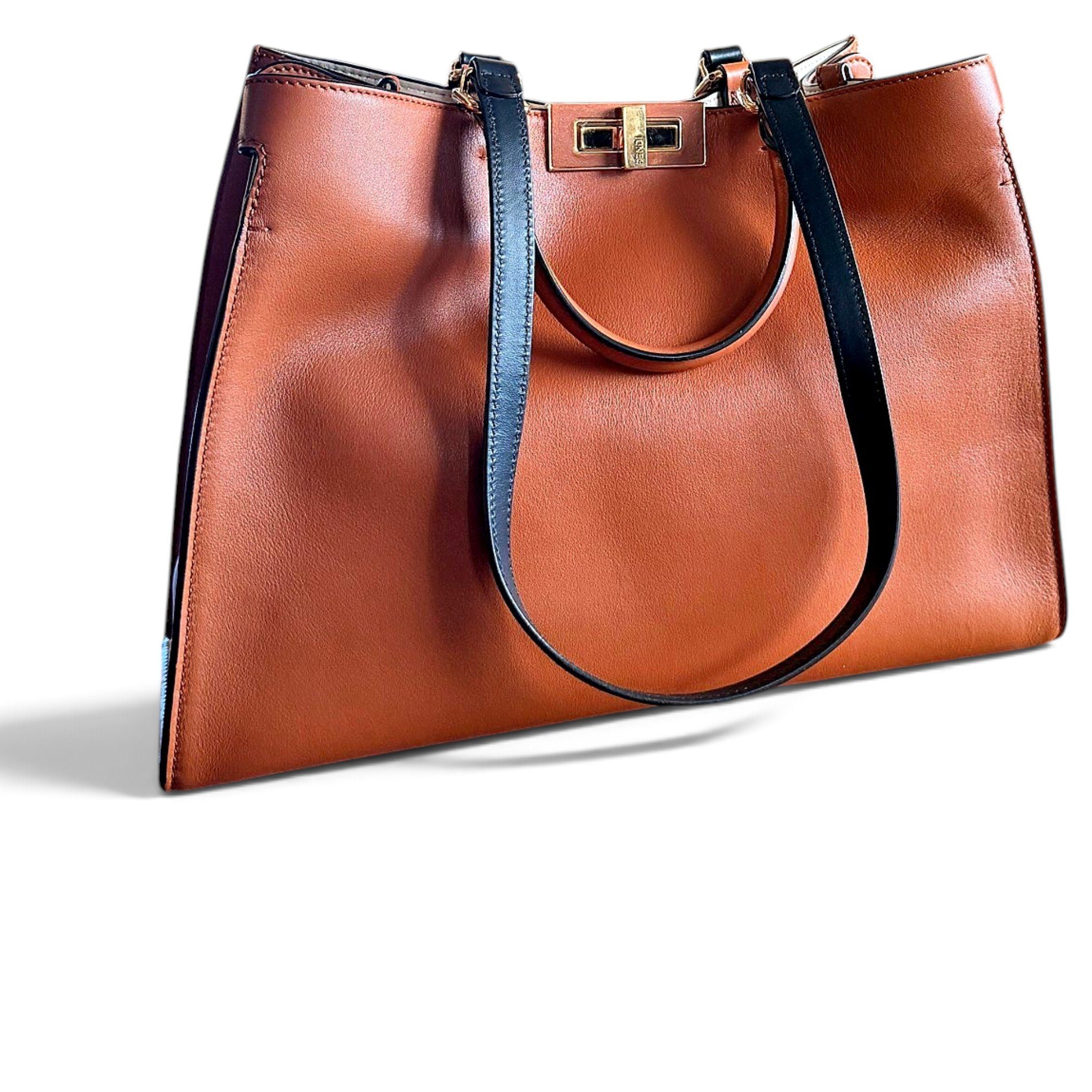 Leather tote