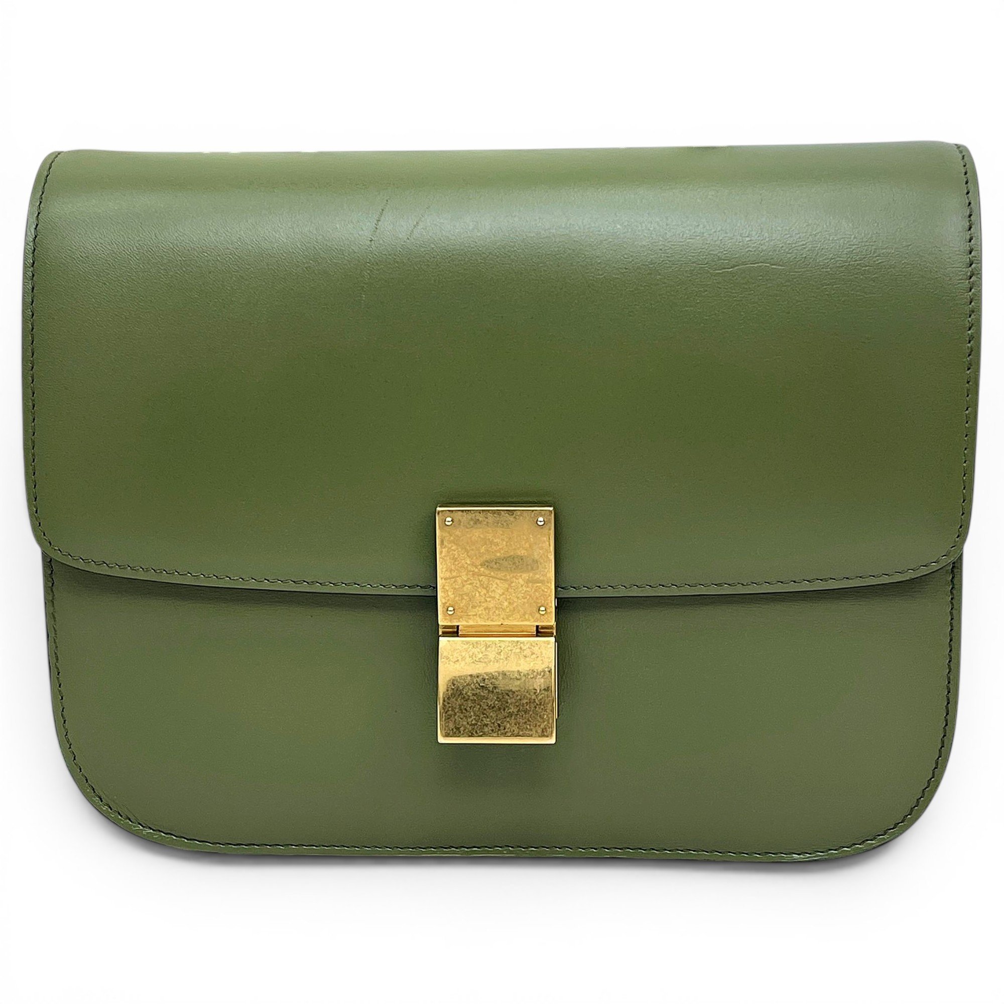 Classic leather handbag