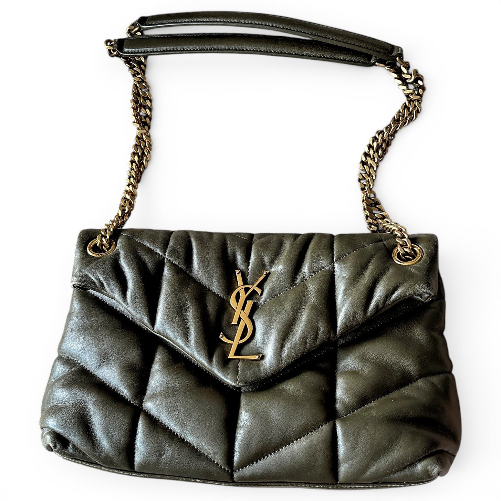 Loulou Puffer leather crossbody bag