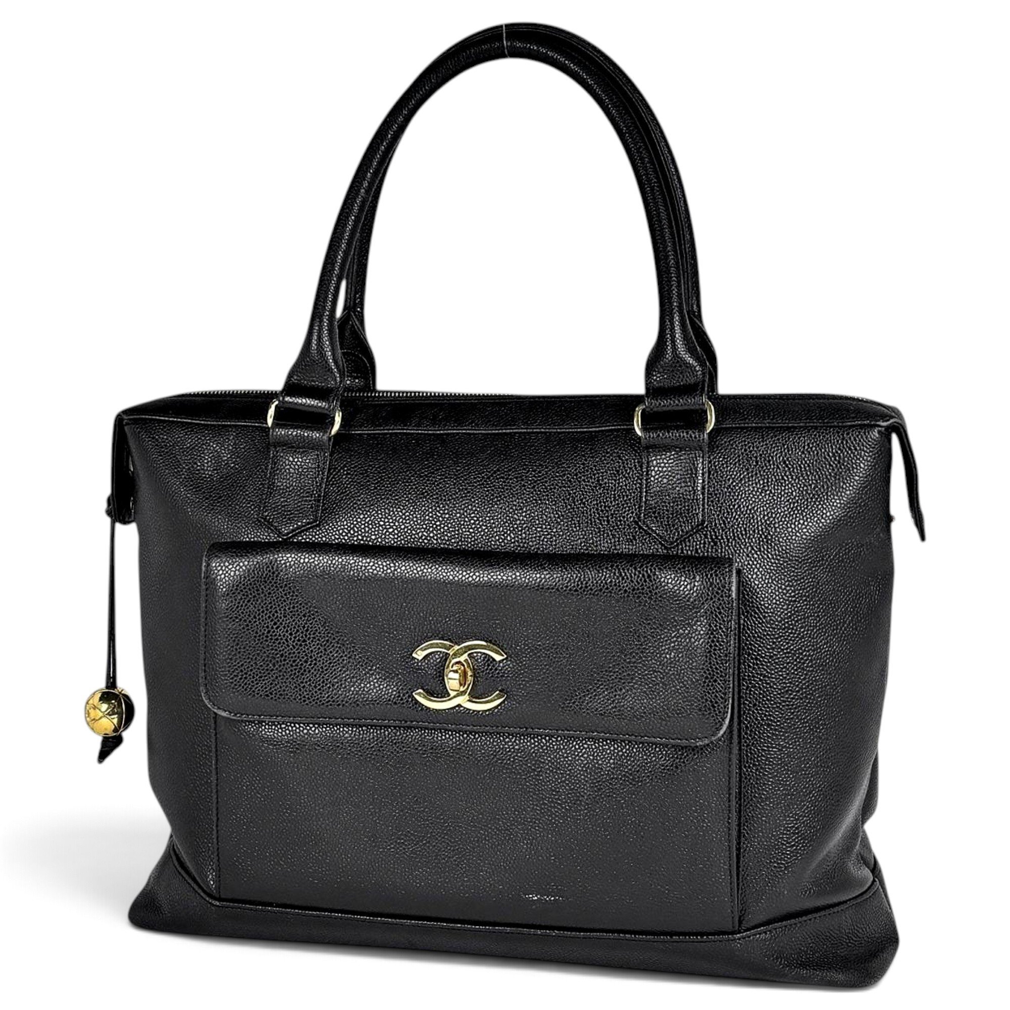 Leather tote