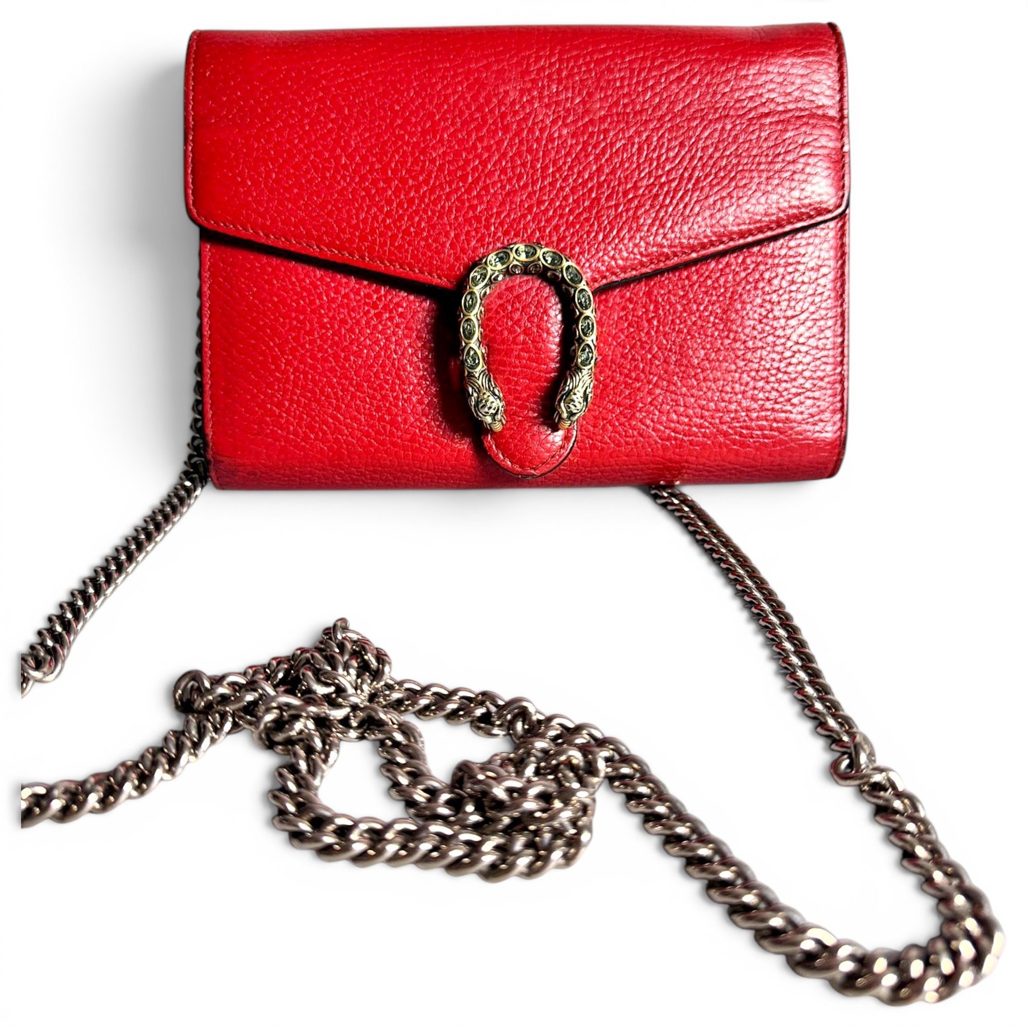 Dionysus Chain Wallet leather crossbody bag