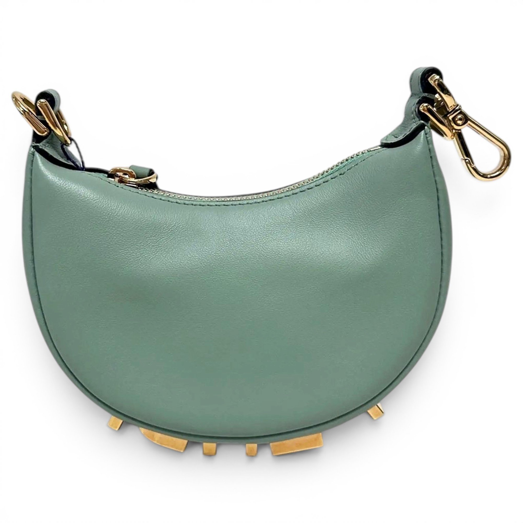 Fendigraphy leather handbag