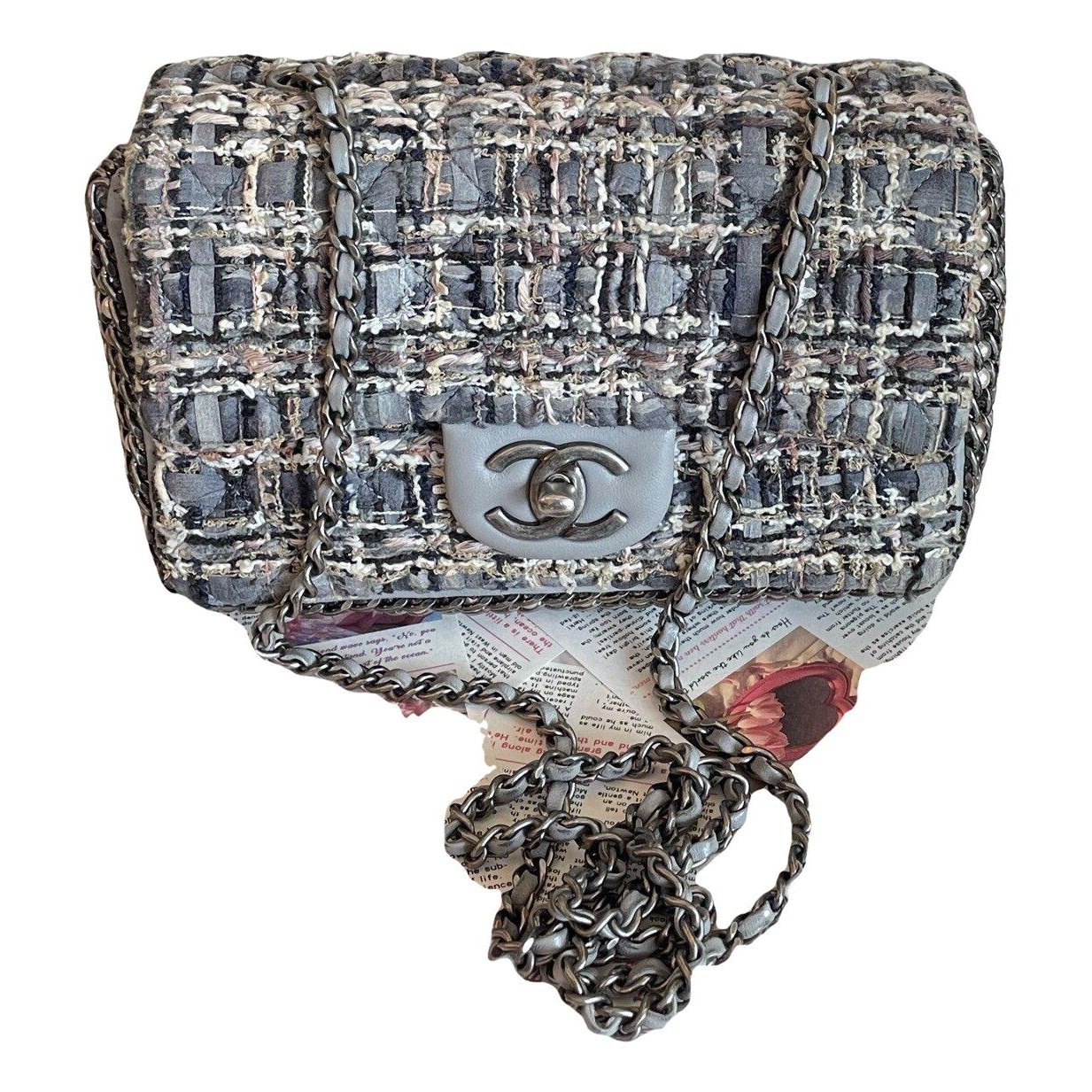 Timeless/Classique tweed crossbody bag