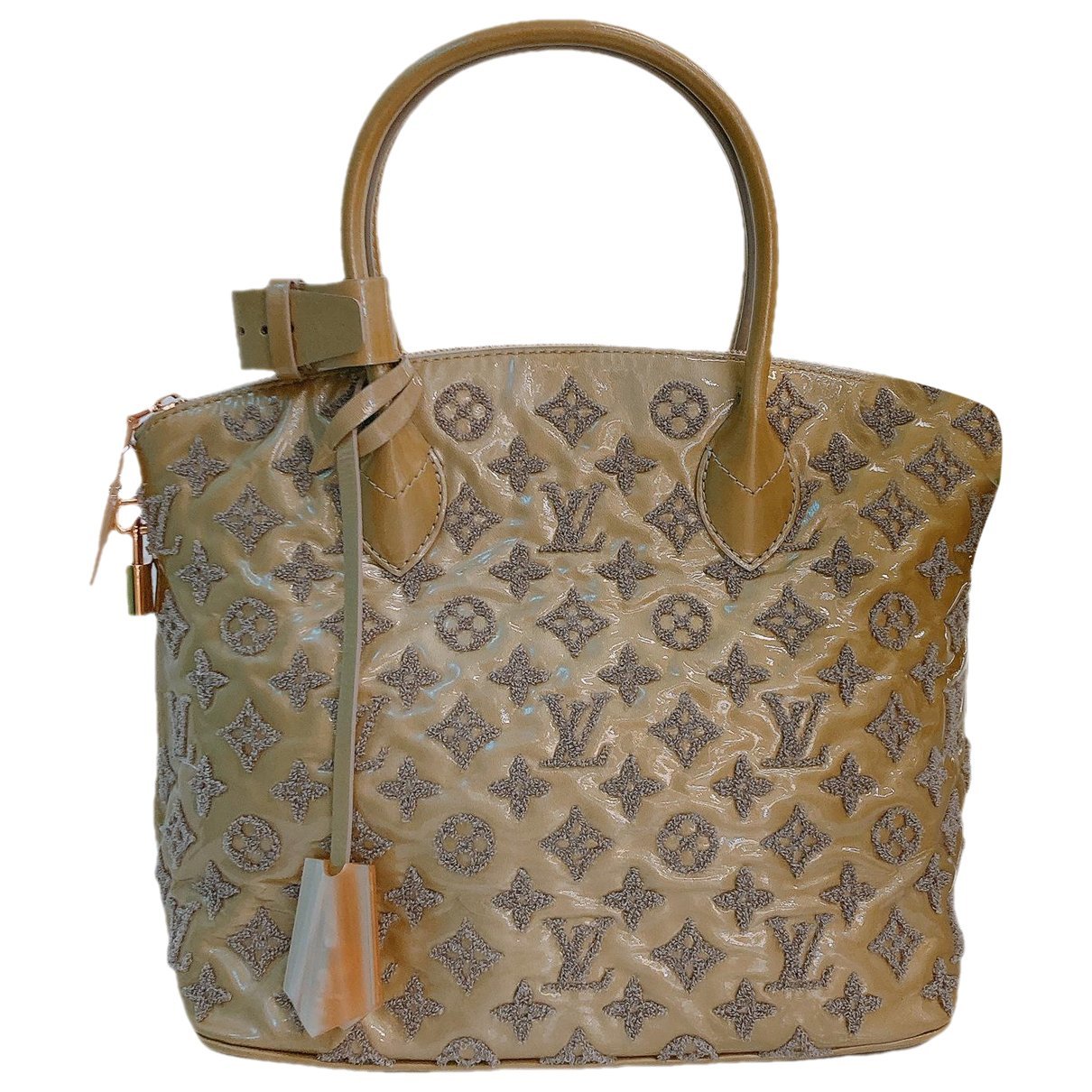 Lockit leather tote