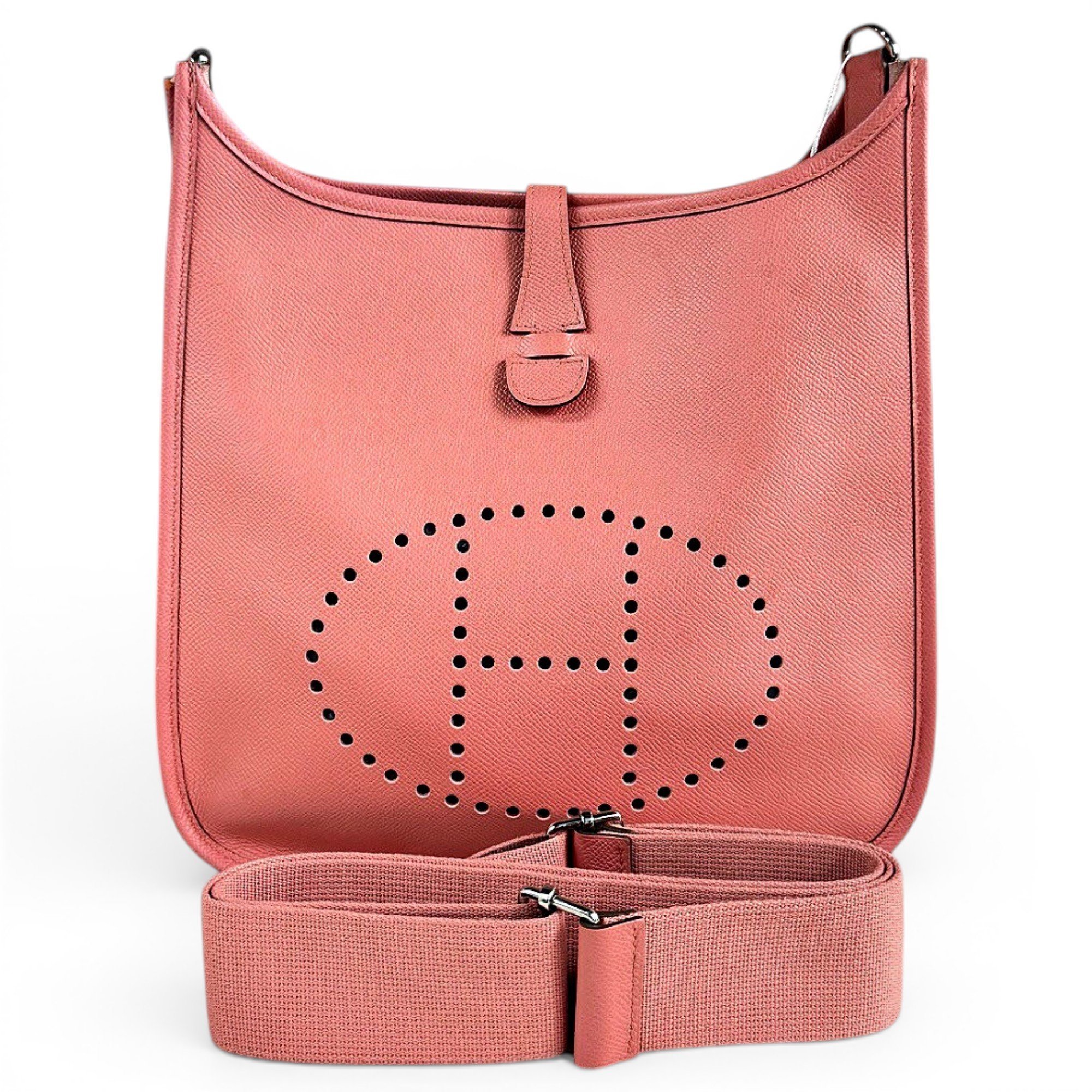 Hermes Evelyne Handbag Natural