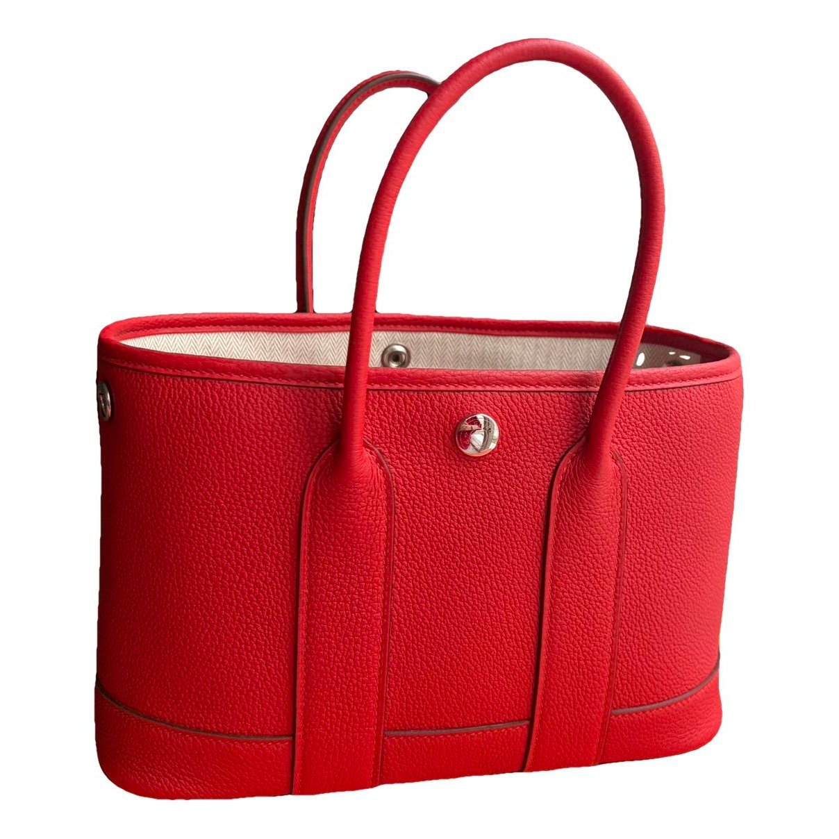 Garden Party leather handbag