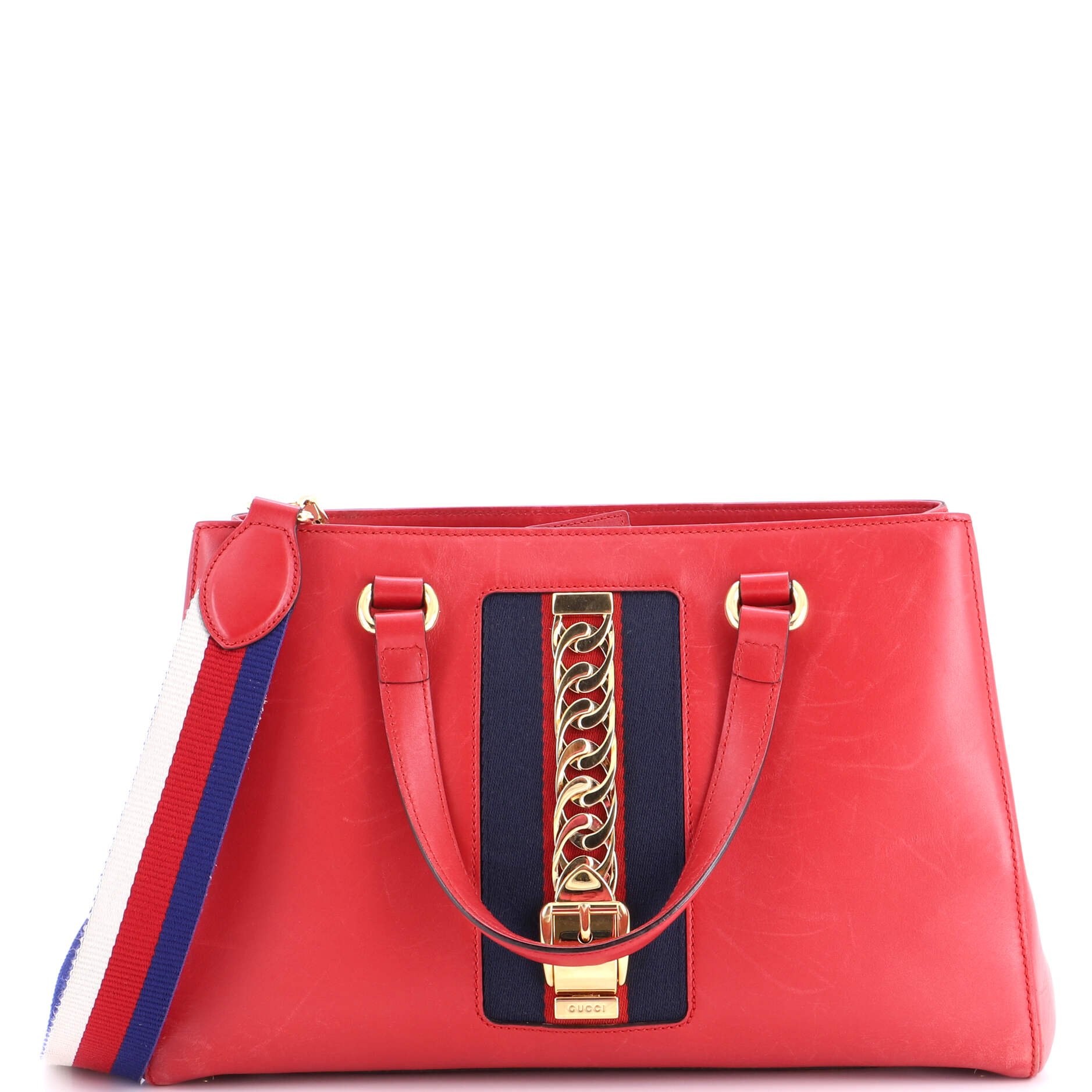 Sylvie Top Handle Tote Leather Large