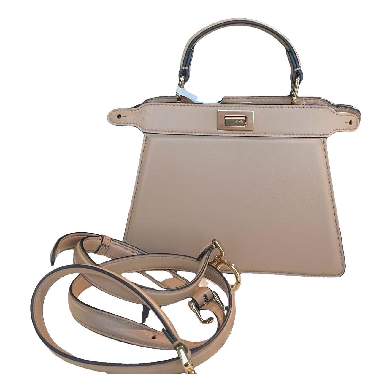 Peekaboo leather handbag