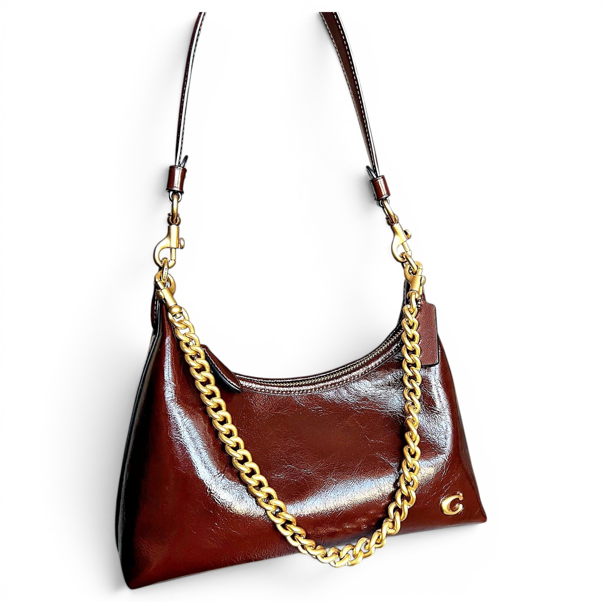 Leather handbag