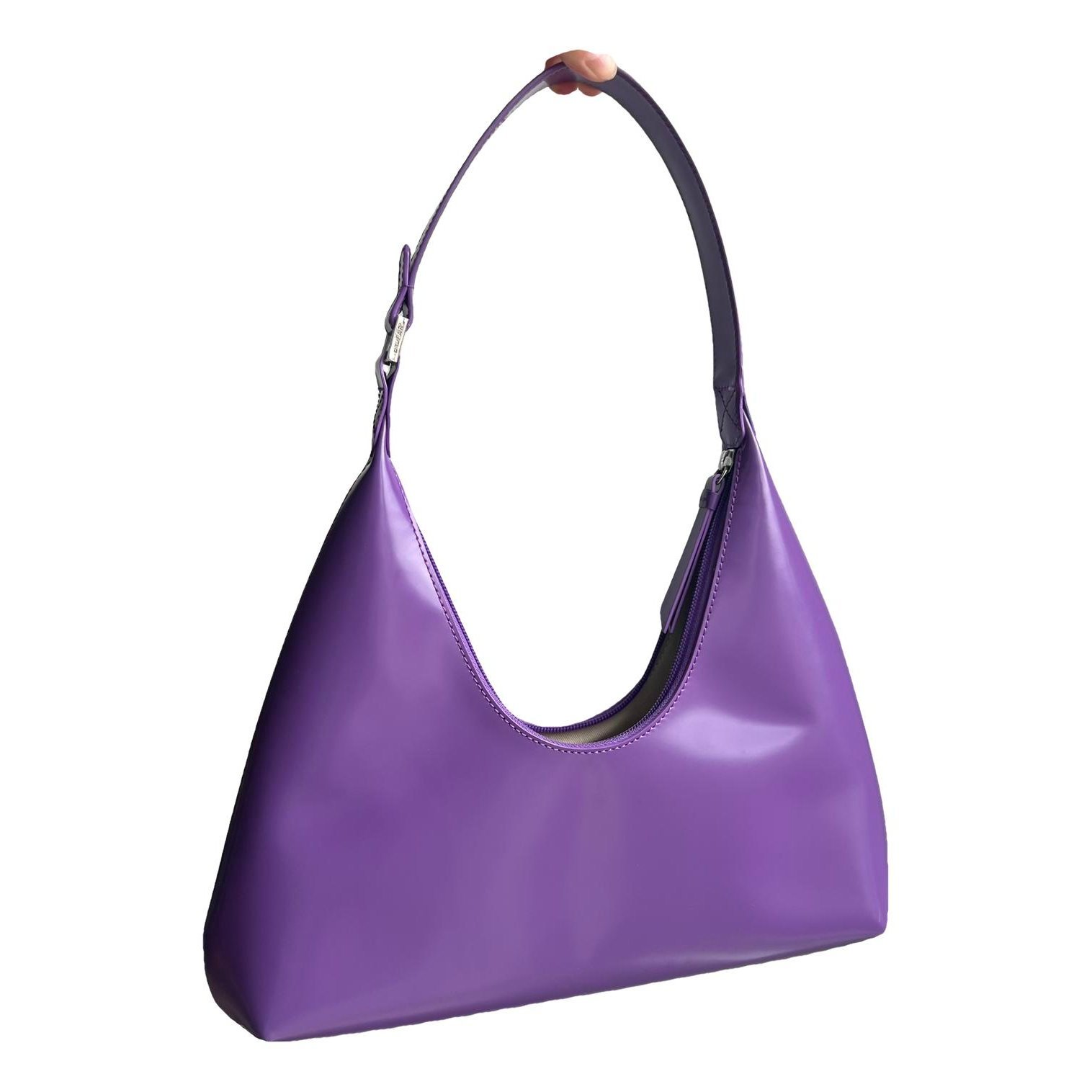 Amber leather handbag