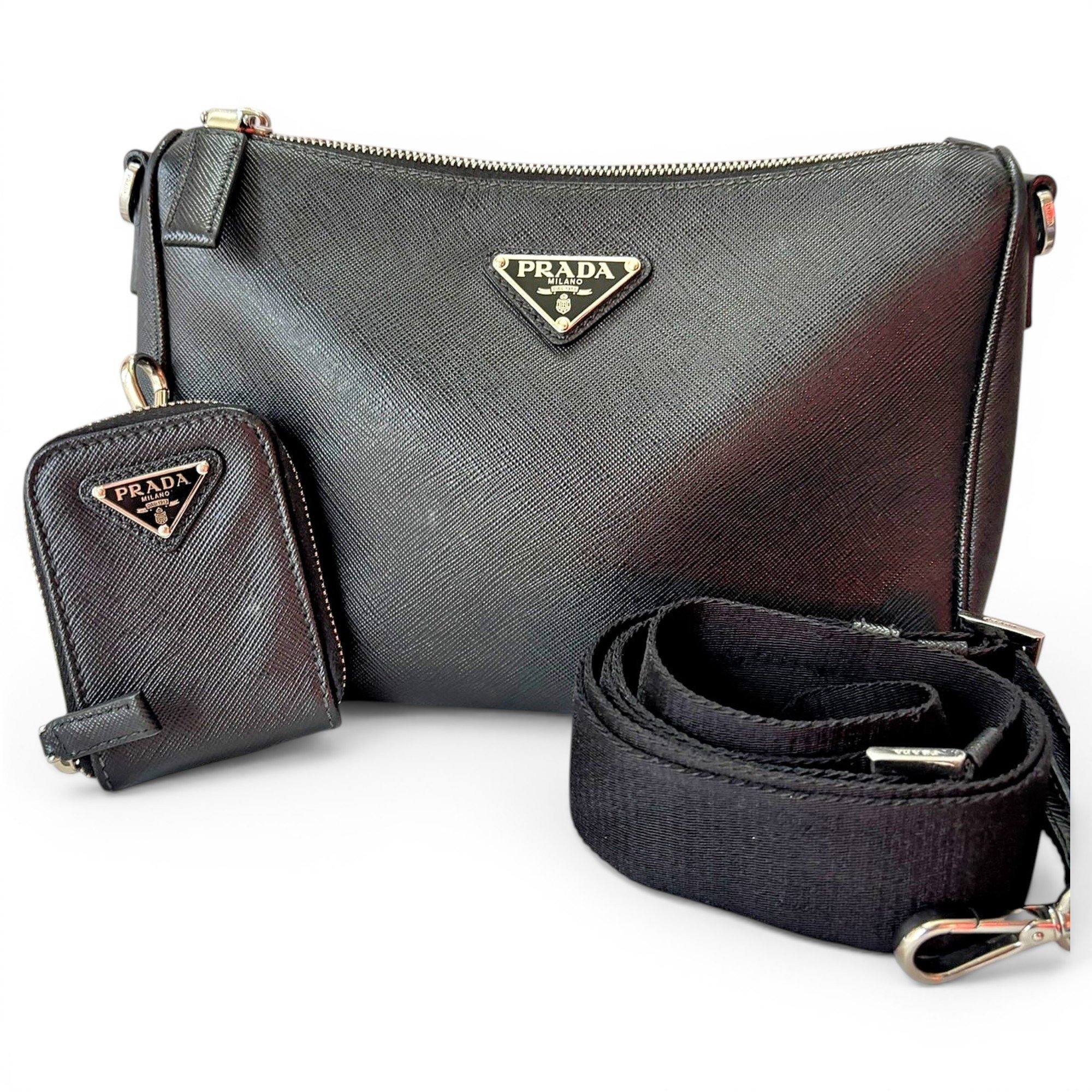 Leather crossbody bag