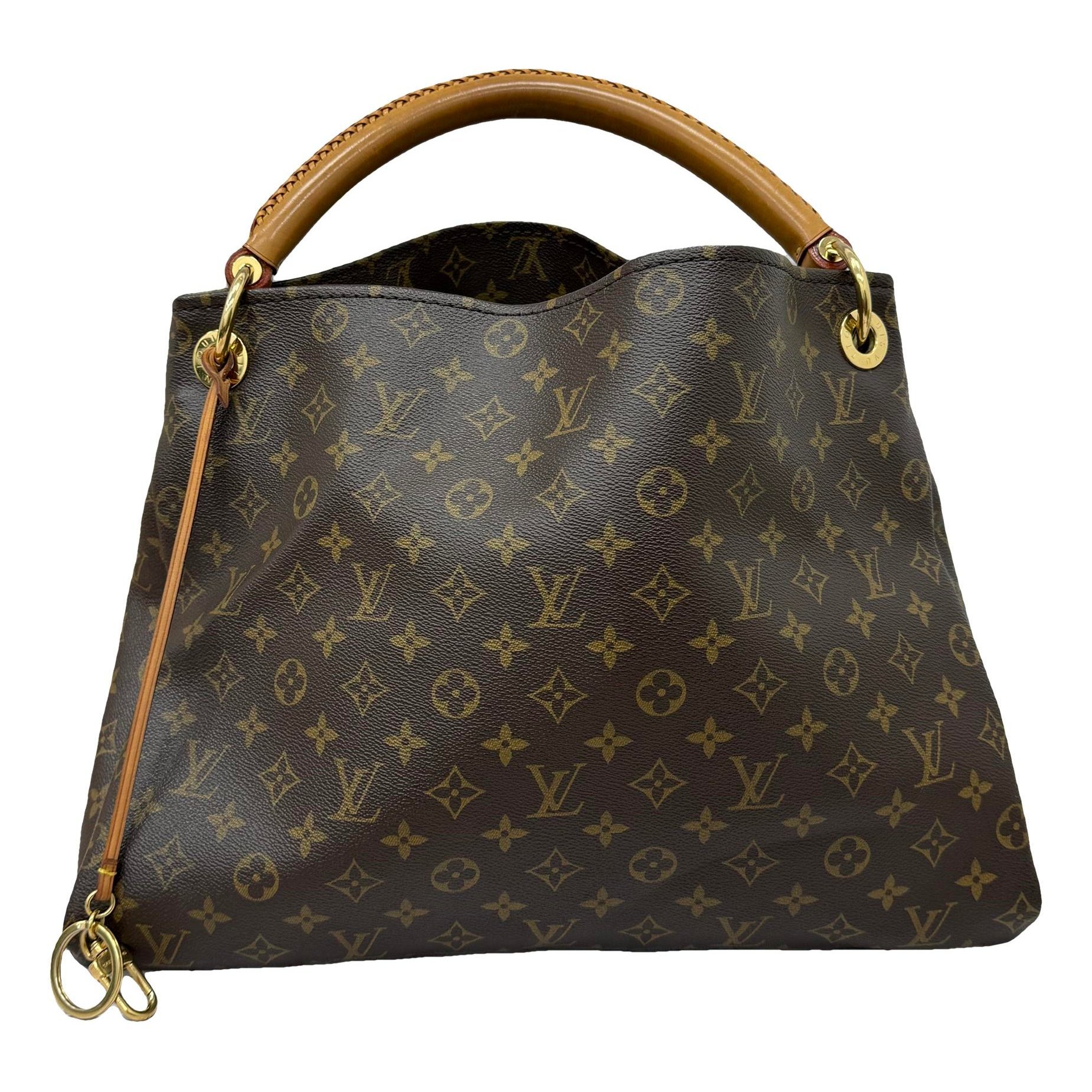 Artsy leather handbag