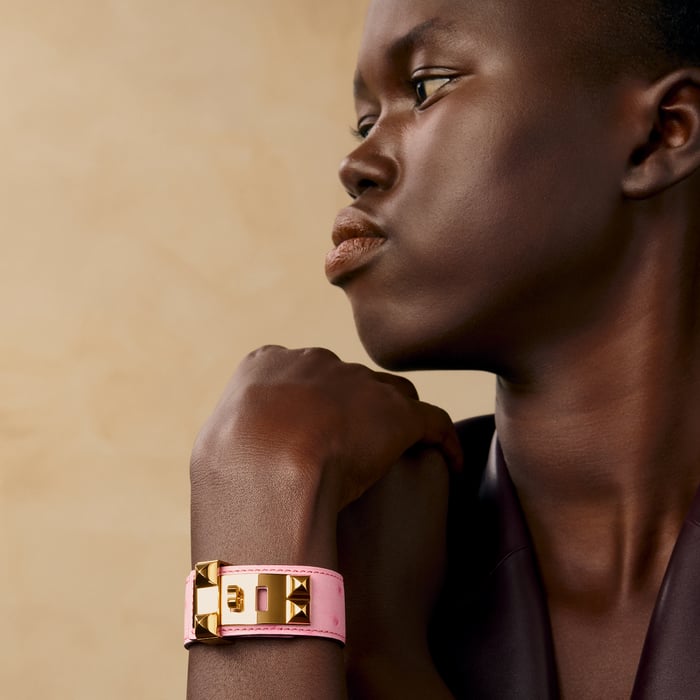 Rose Bubblegum Collier De Chien 24 Bracelet