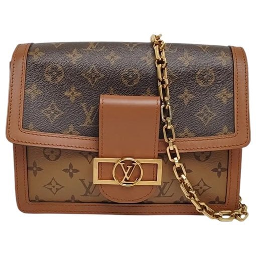 Dauphine leather handbag
