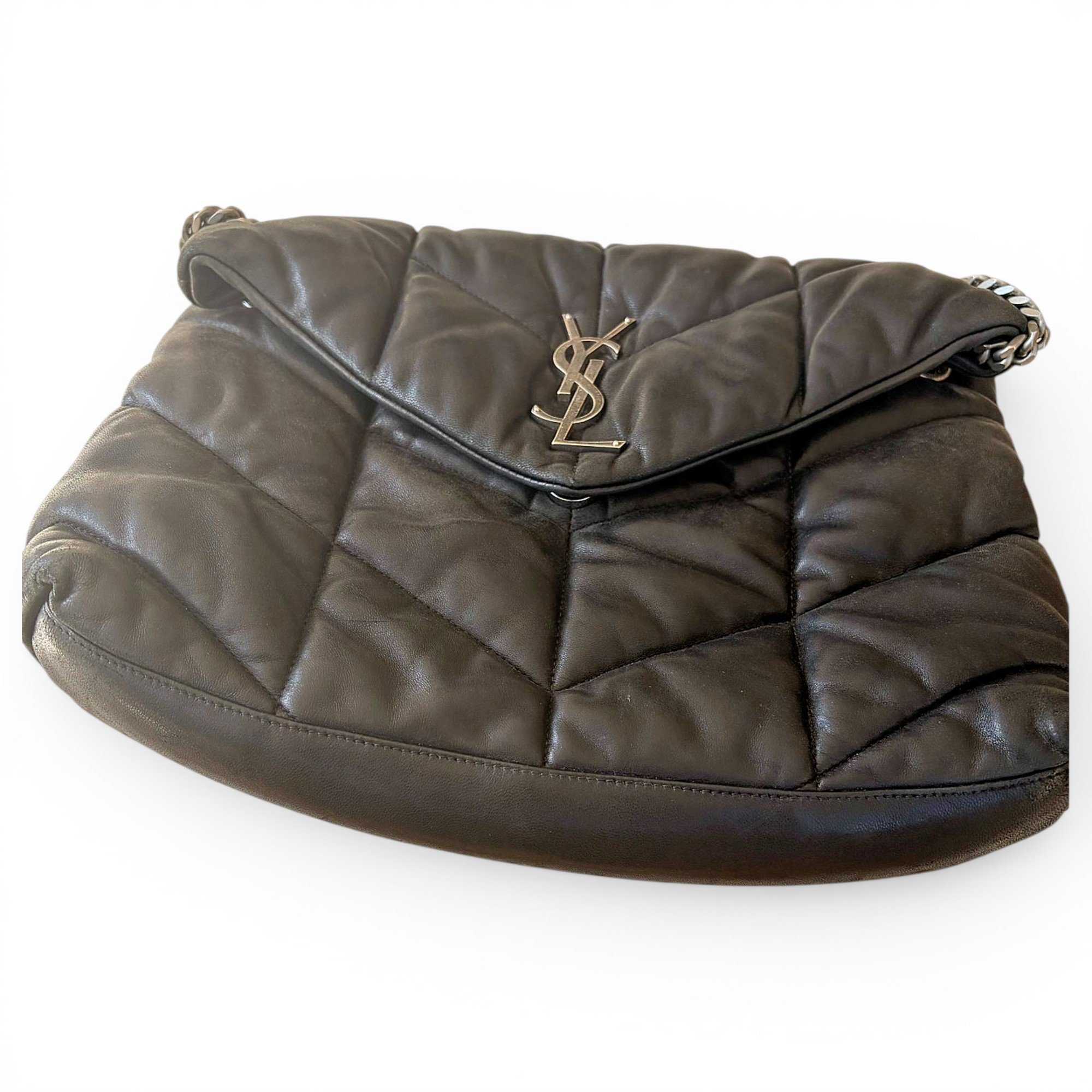 Loulou Puffer leather crossbody bag