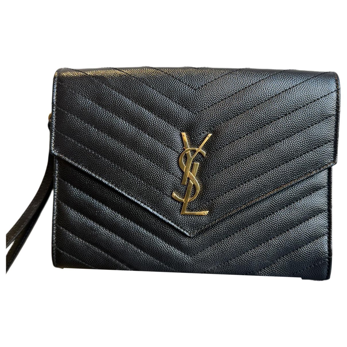 Cassandre leather clutch bag