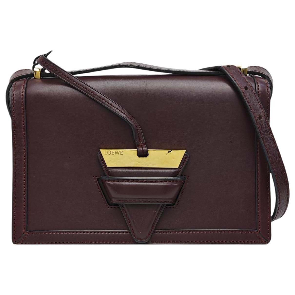 Barcelona leather handbag