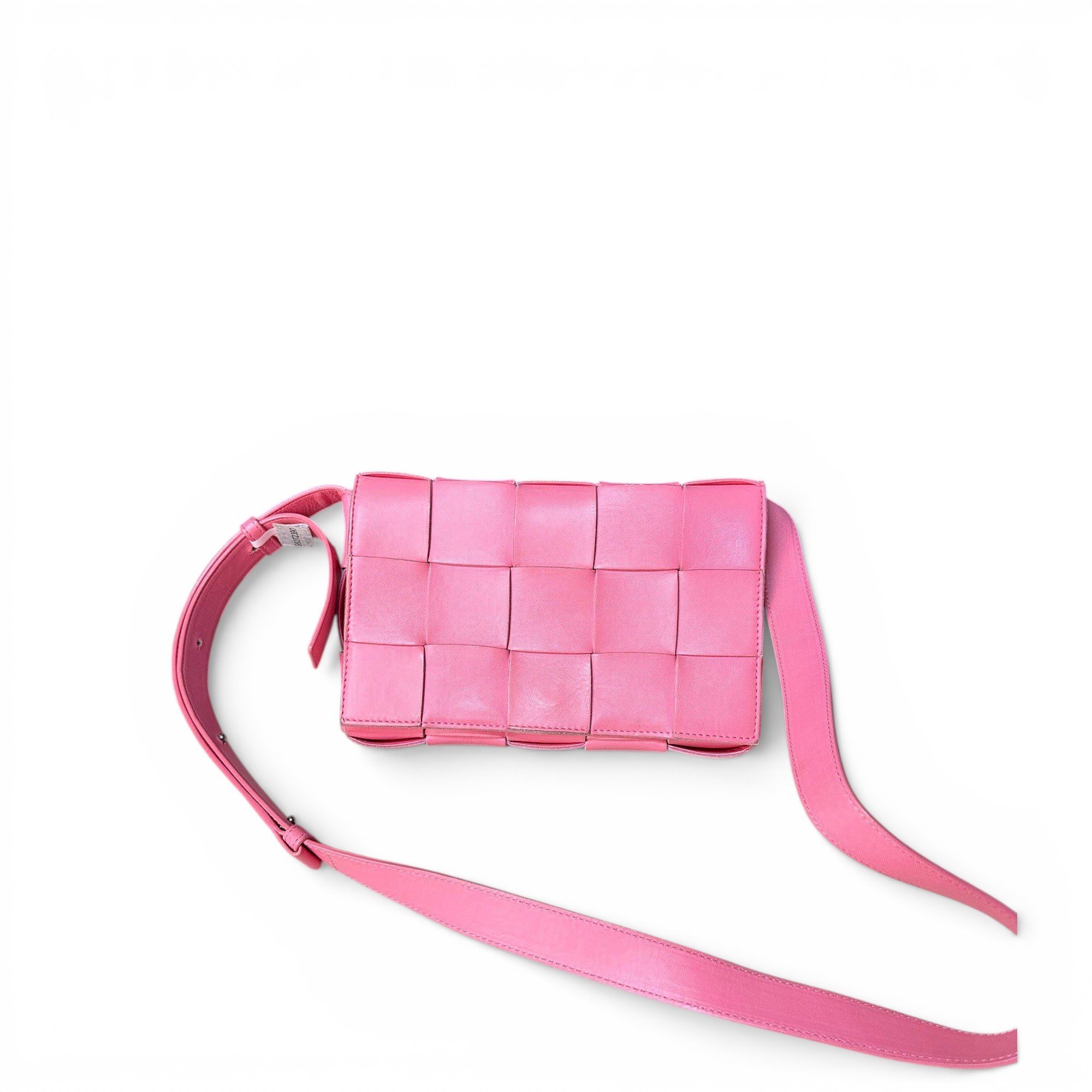 Cassette leather handbag
