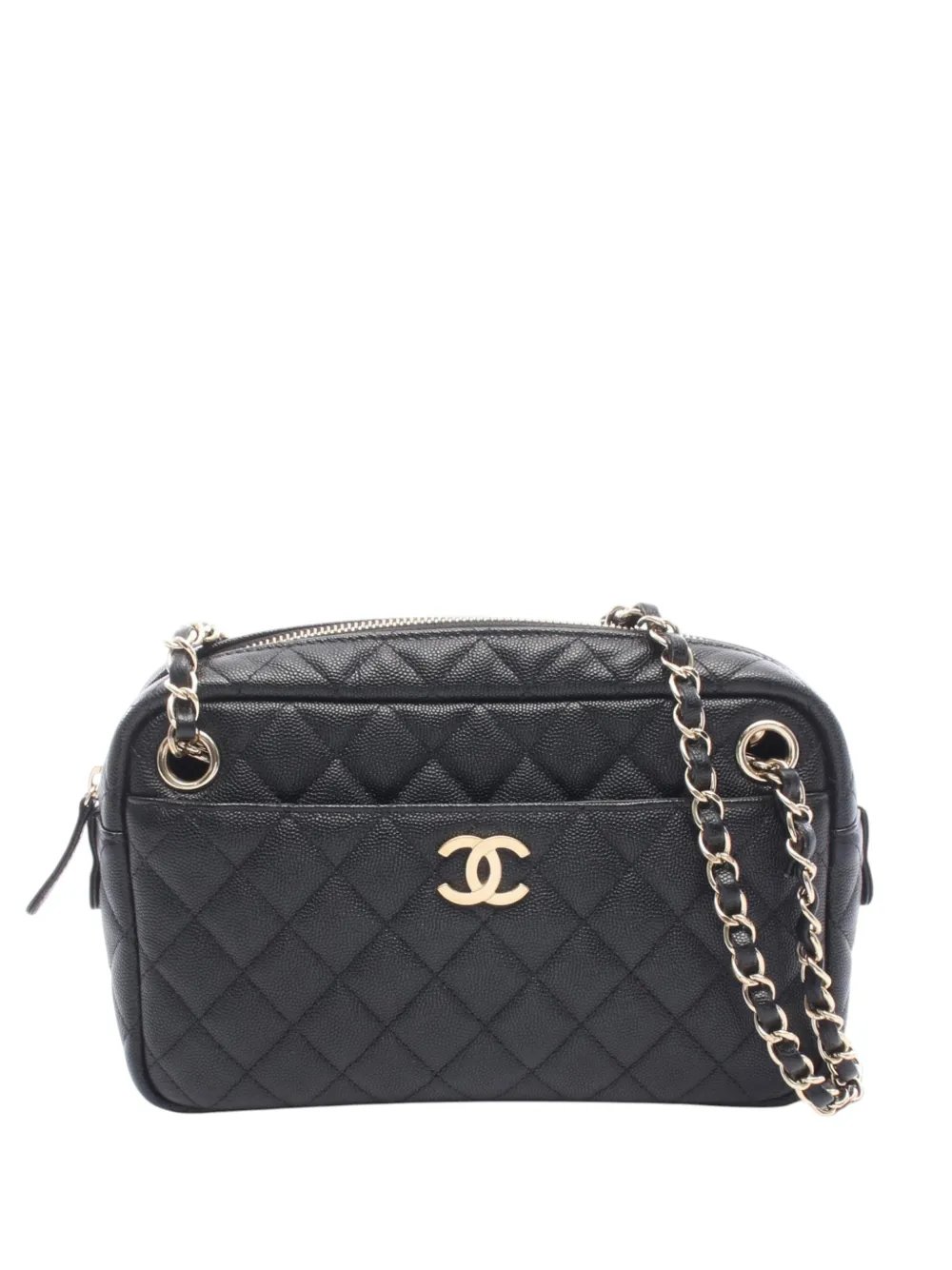 2020 CC Quilted Caviar Front Pocket Camera Bag crossbody bag