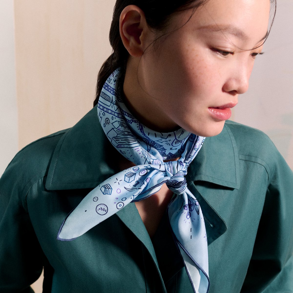 Please Hold the Line Scarf 90