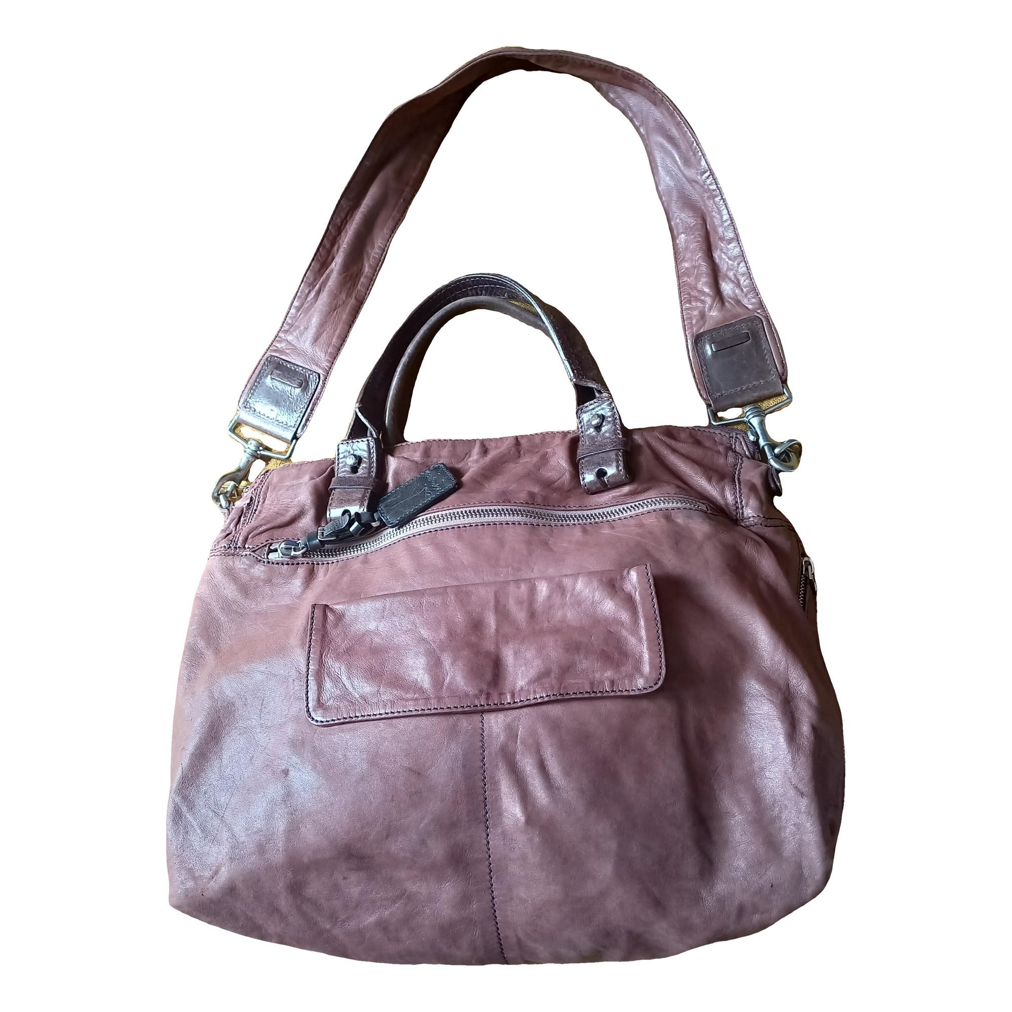 Leather crossbody bag