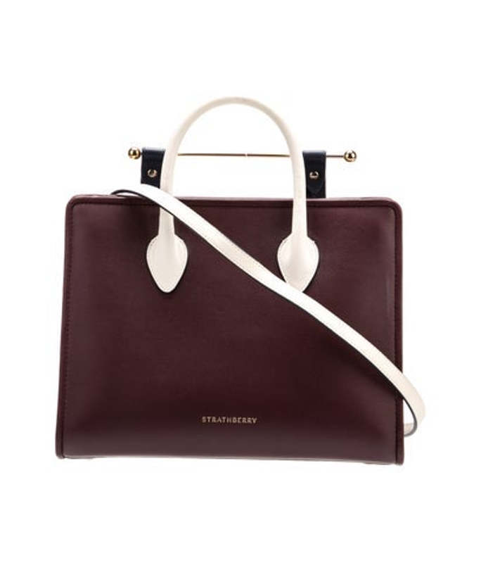 Strathberry Leather Top Handle Bag