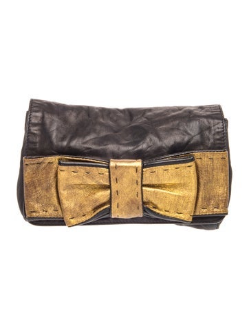 Chloe Leather Clutch