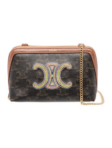 Triomphe Clutch on Chain