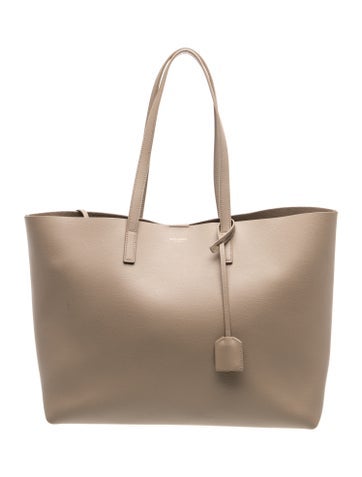 Leather Shopping Tote East West 2023