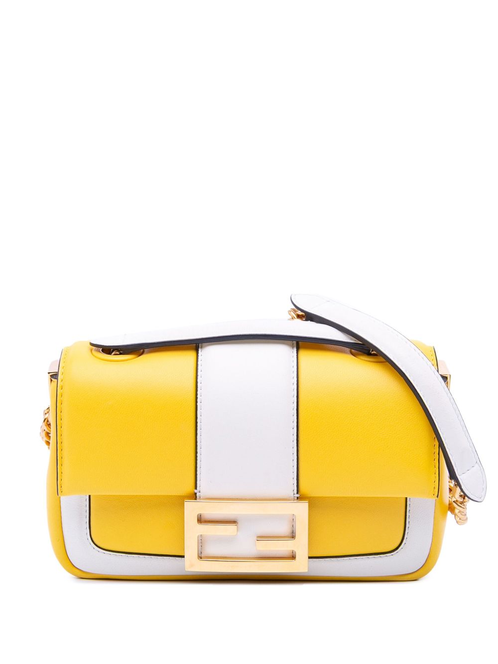 2010-2025 Mini Bicolor Nappa Apolo Chain Baguette shoulder bag