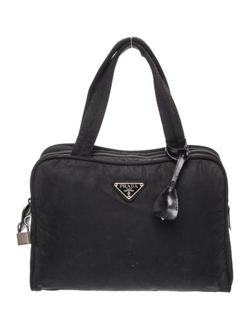 Tessuto Nylon Top Handle Bag