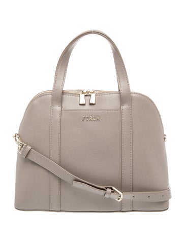 Leather Top Handle Bag