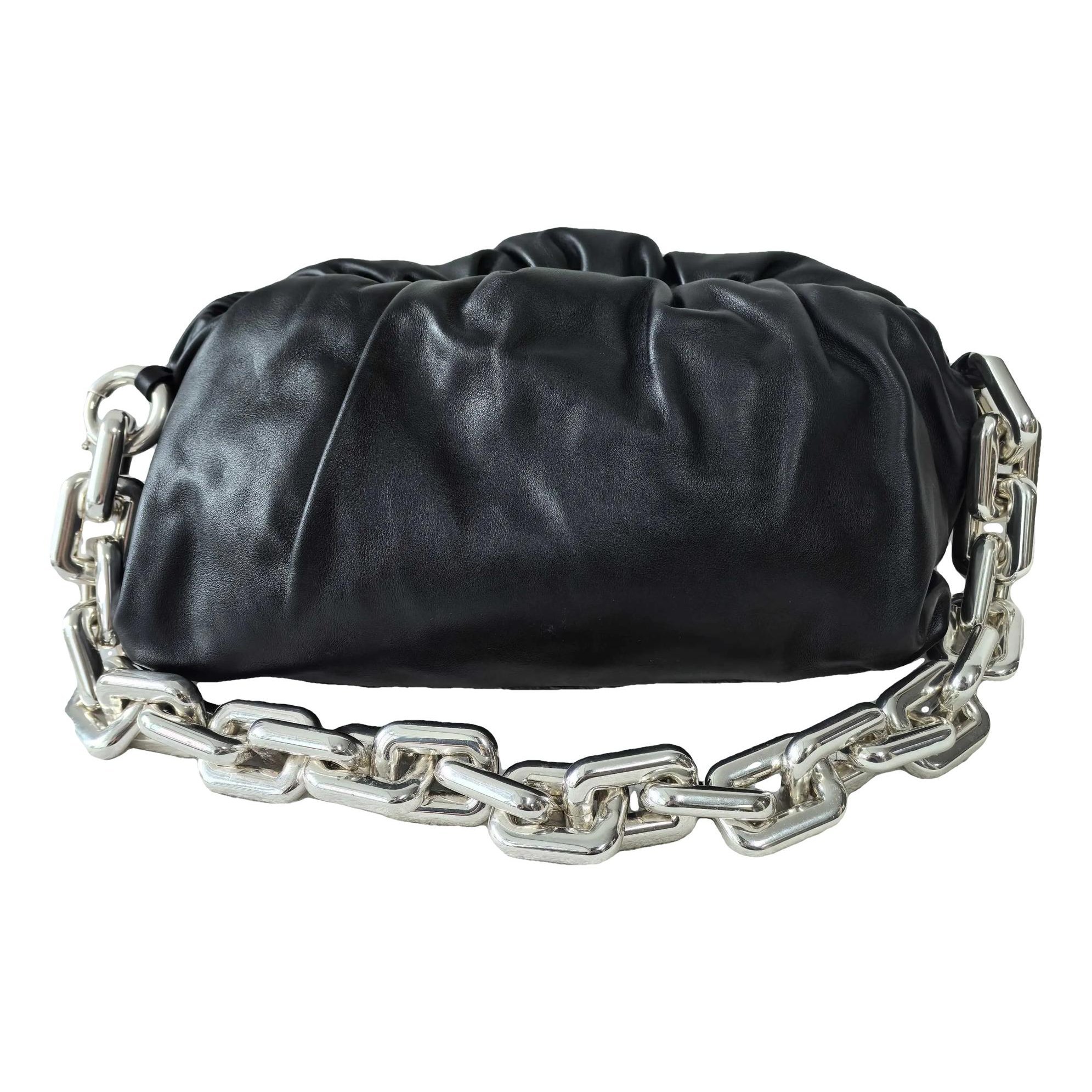 Chain Pouch leather handbag