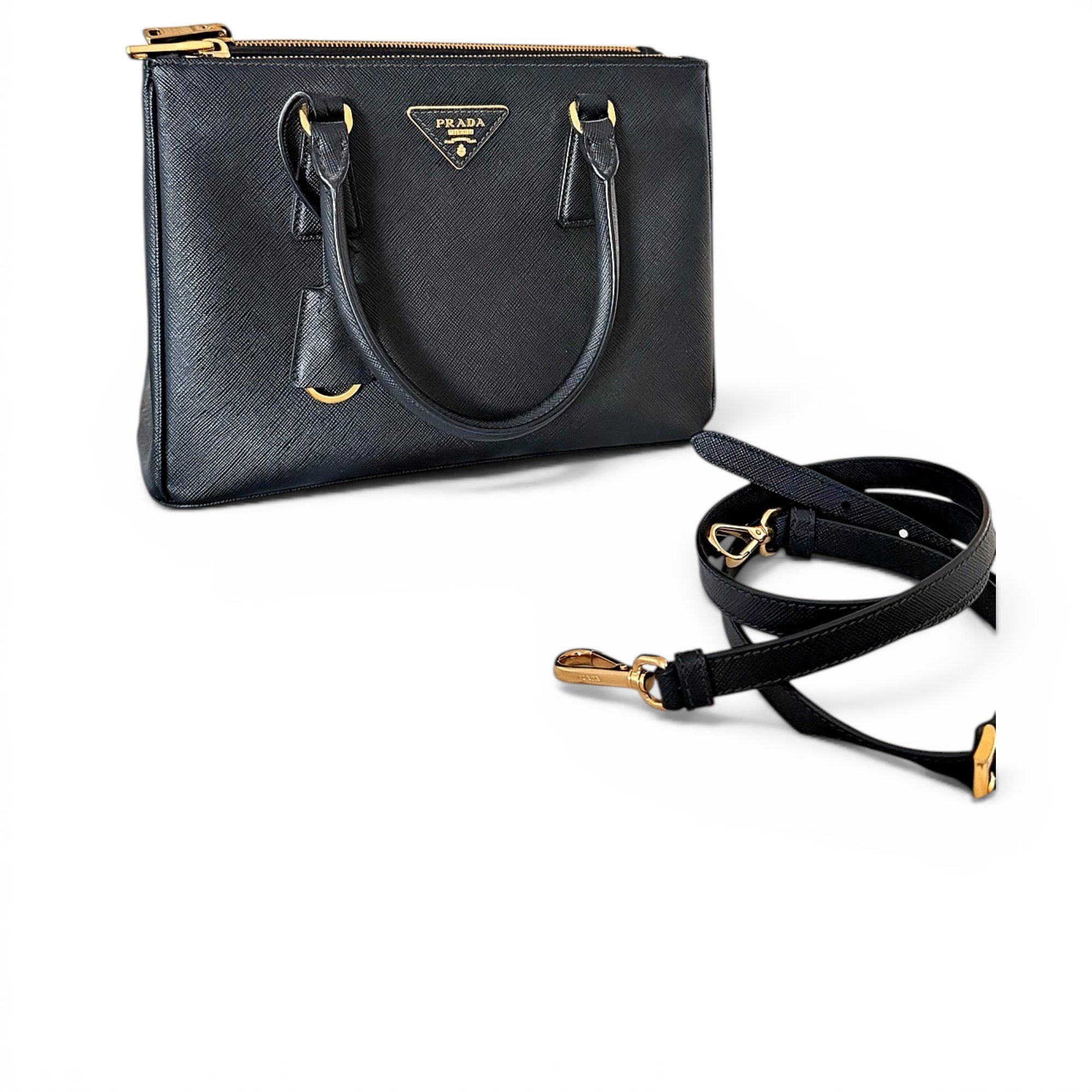 Galleria leather handbag