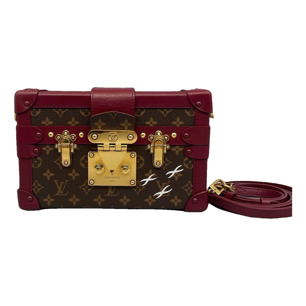 Petite Malle leather handbag