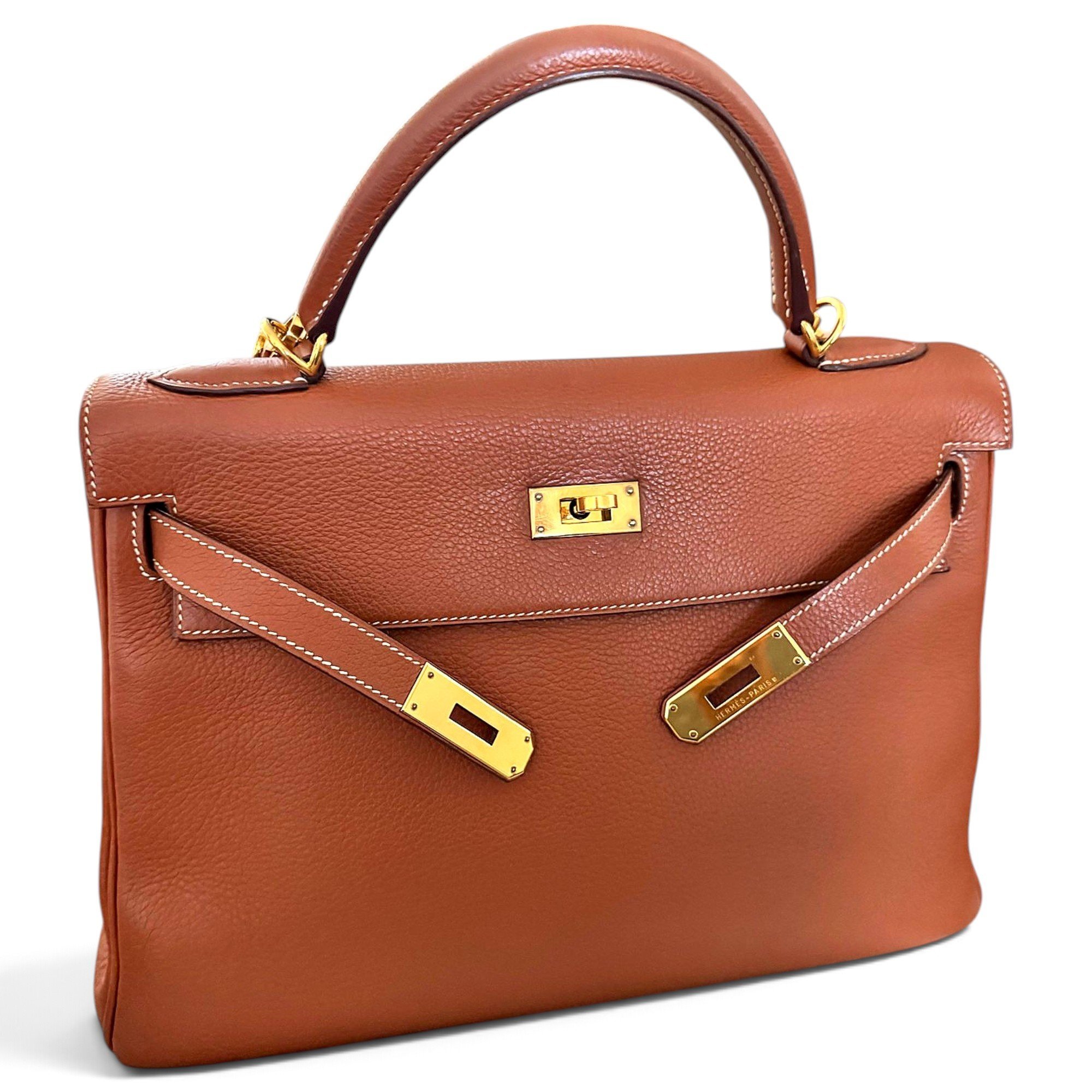 Kelly 32 leather handbag