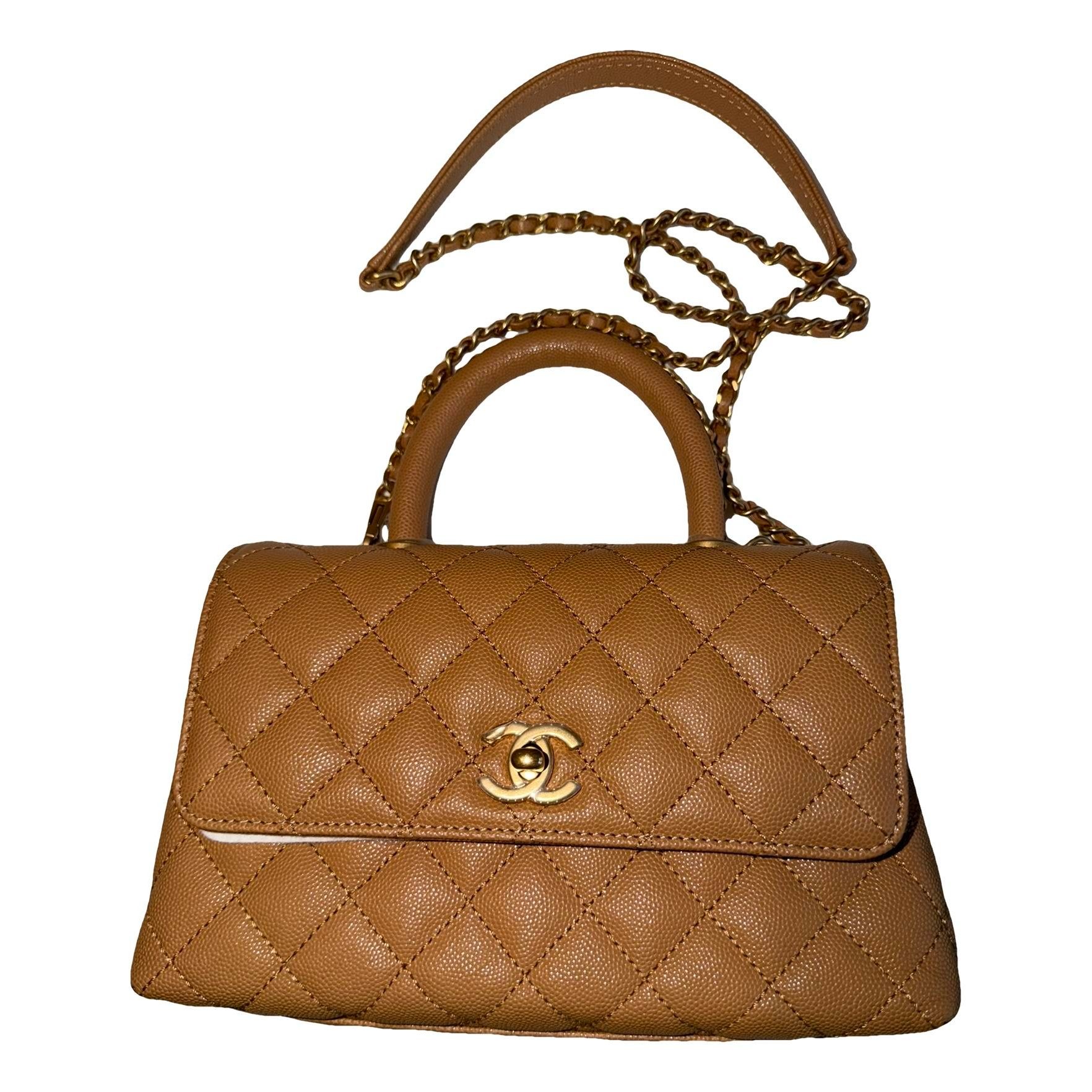 Coco Handle leather handbag