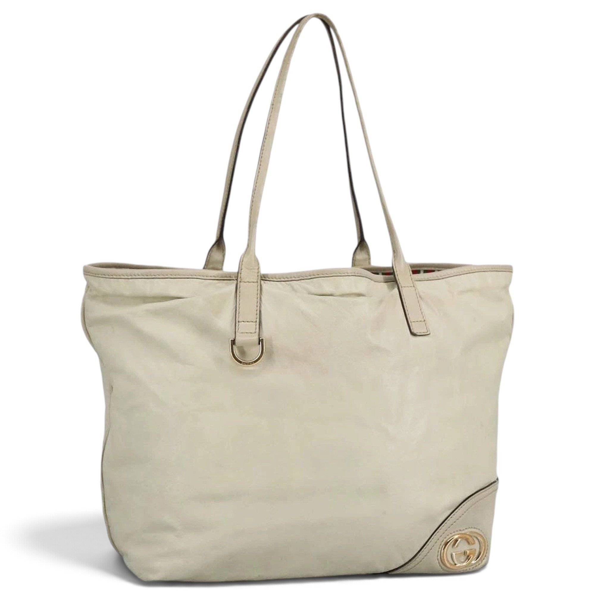 Leather tote