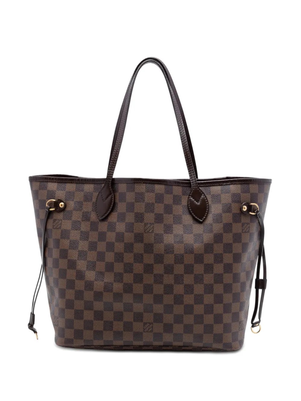 2012 Damier Ebene Neverfull MM tote bag