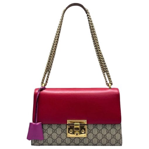 Padlock vinyl handbag