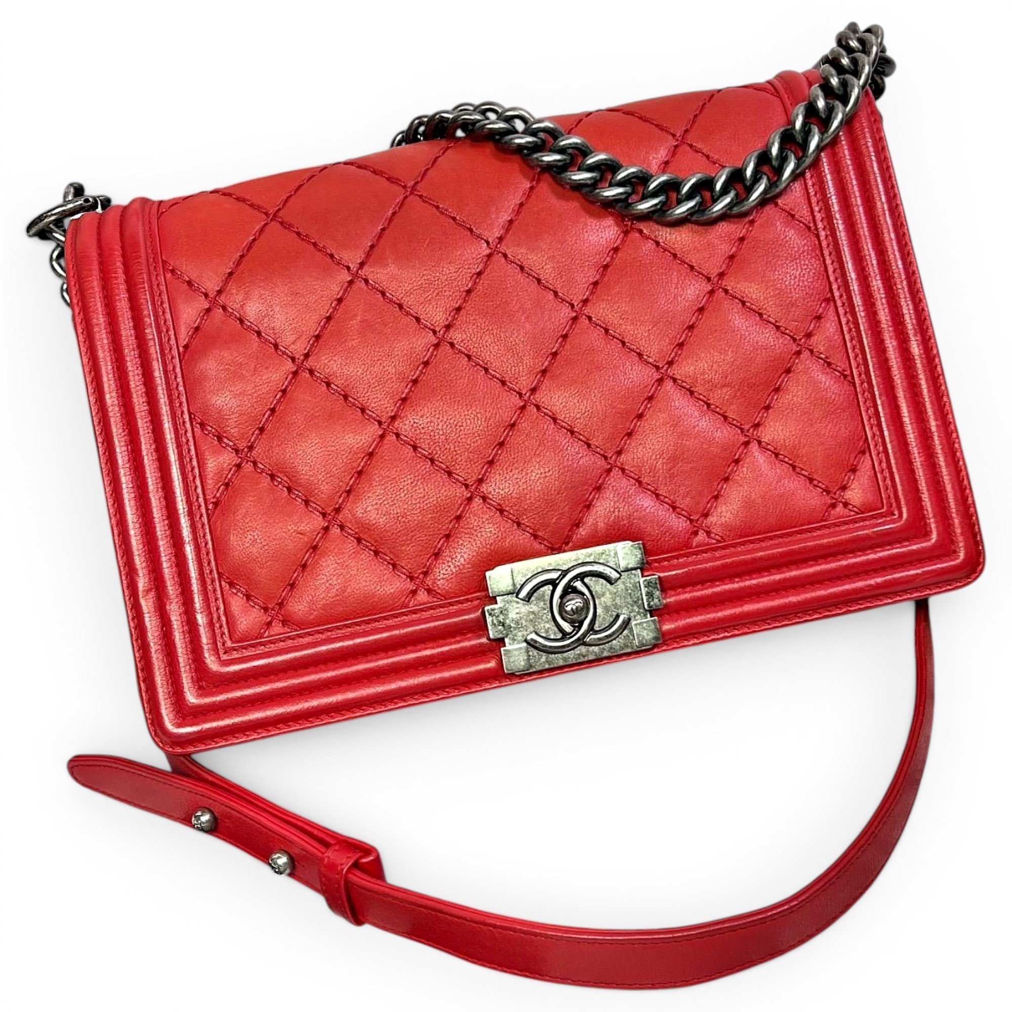 Boy leather handbag