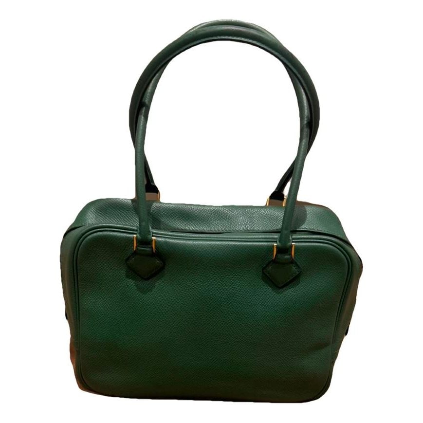 Plume leather handbag