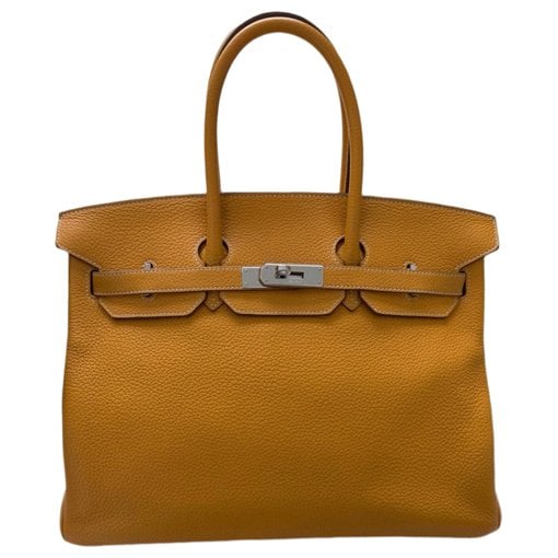 Birkin 35 leather handbag