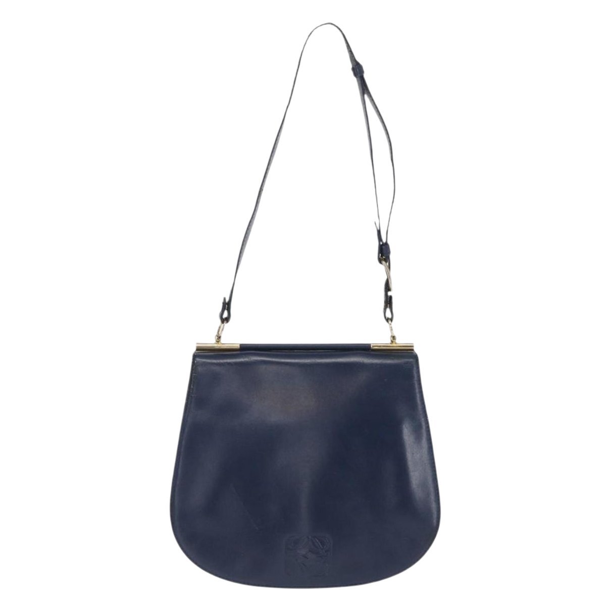 Anagram leather handbag