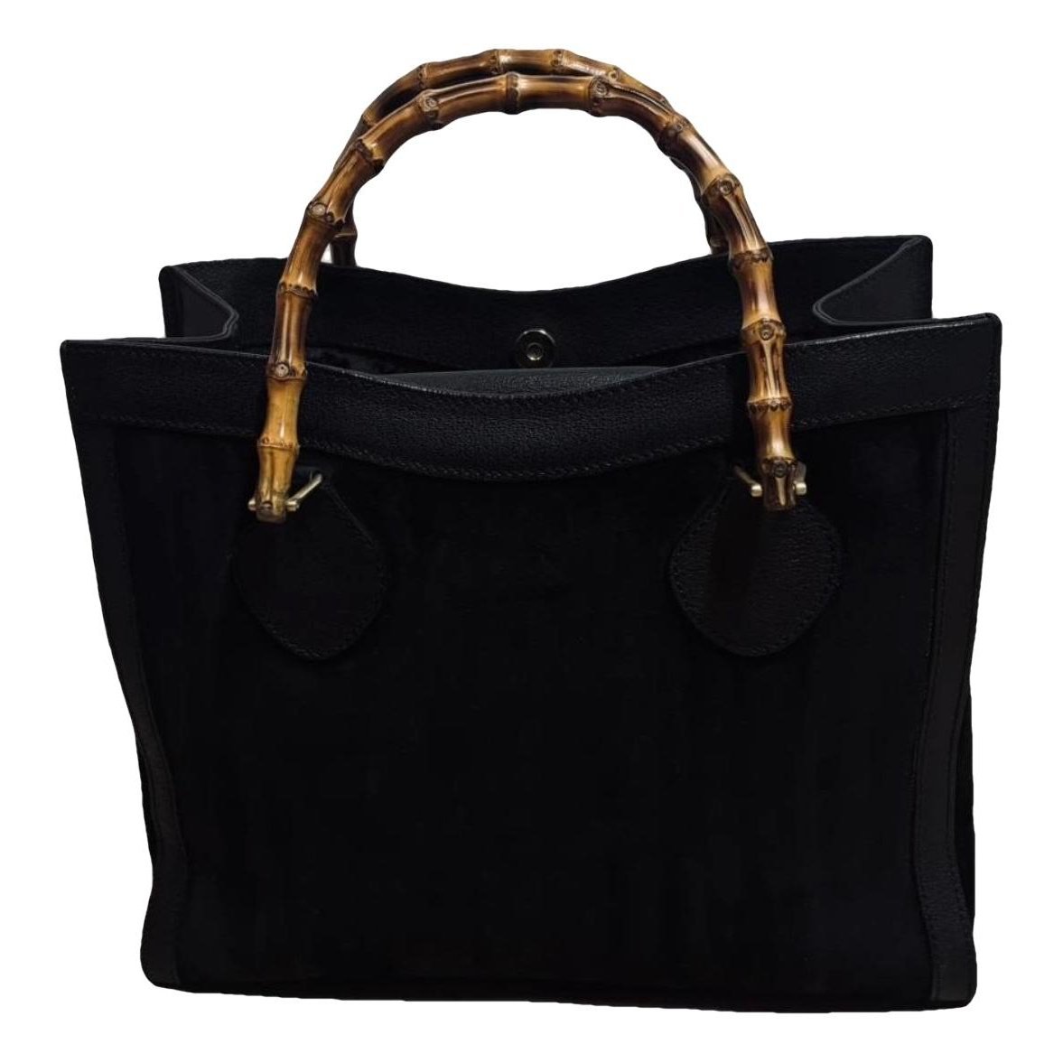 Bamboo leather handbag
