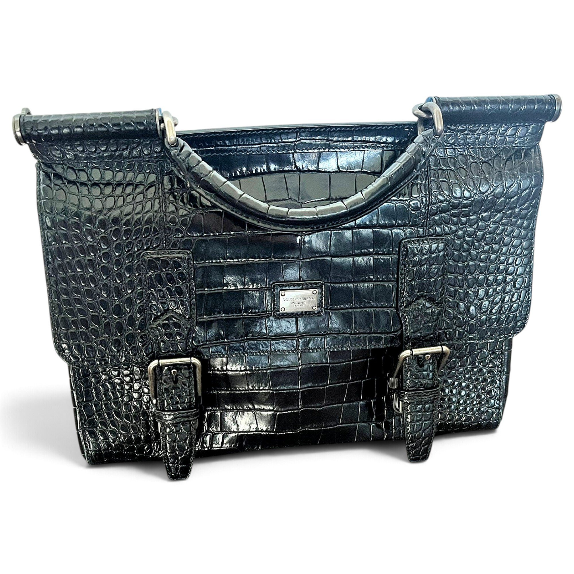 Dolce & Gabbana Sicily leather satchel