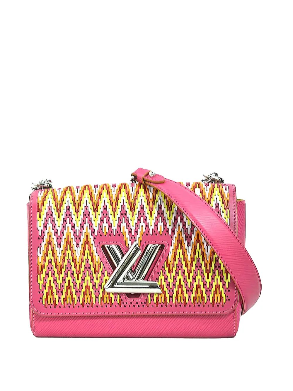 2017 Limited Edition Stitched Epi Twist MM crossbody bag