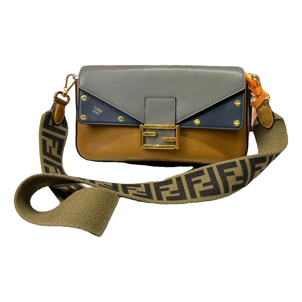 Baguette leather handbag