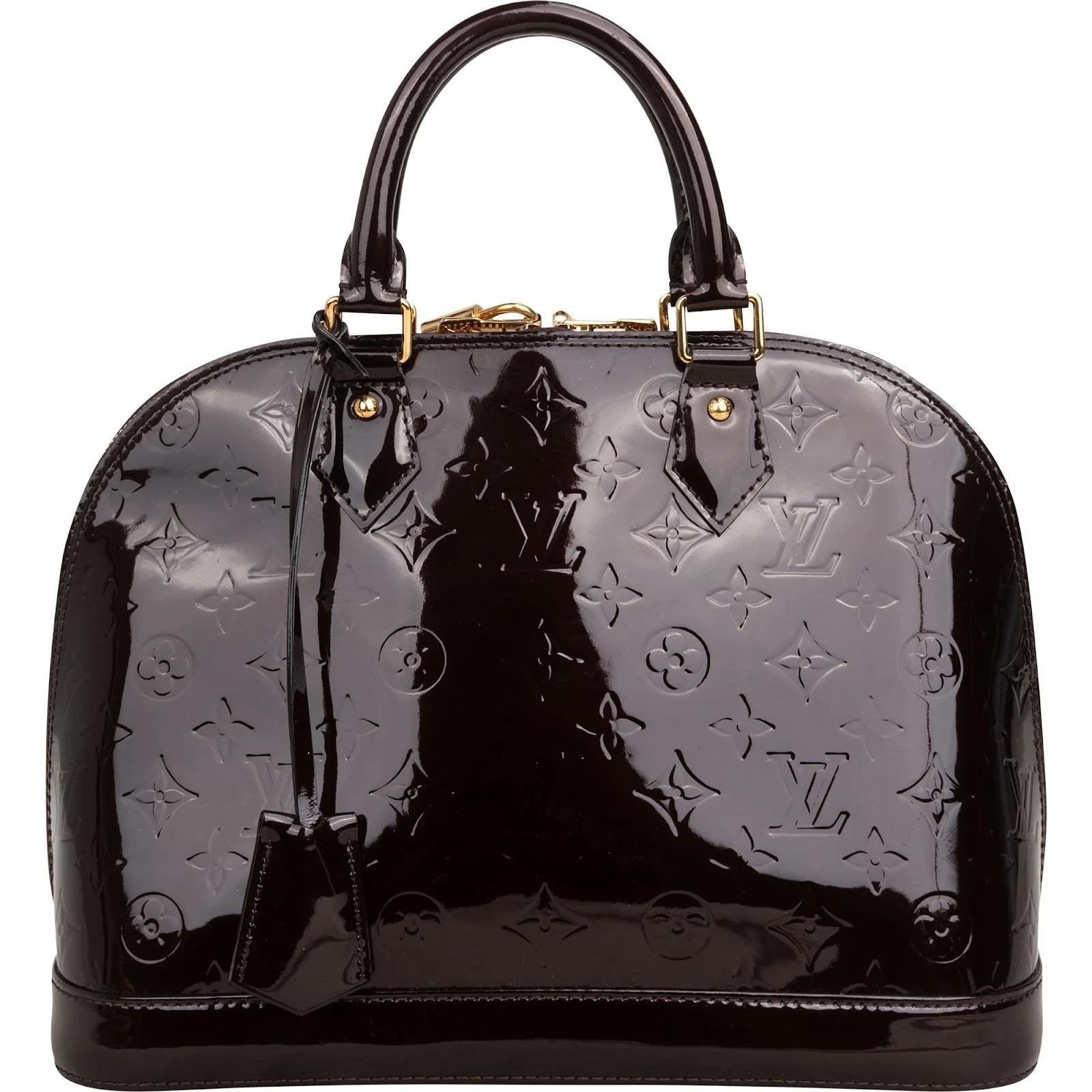 Alma patent leather handbag